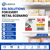 LEEKA Fabricante de ESL, Solución Completa de Etiquetas Electrónicas con Pantalla E-Ink, Etiquetas Digitales de Precio para Supermercados