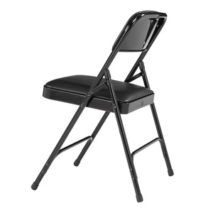 Silla plegable de estudio de estudiante de acero inoxidable moderna, muebles escolares nuevos para uso al aire libre, plegable de comedor de boda negro de caviar - Product Image 3