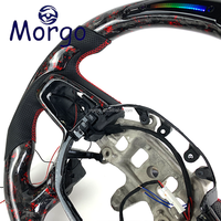 Volant en fibre de carbone forgé chauffant personnalisé avec affichage LED du régime moteur pour Dodge Ram TRX 2019-2025