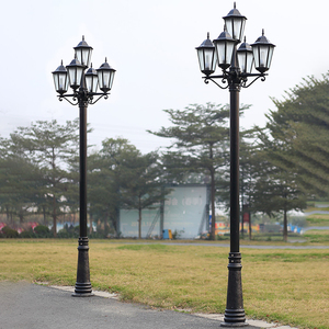 โคมไฟสนามทองเหลืองกลางแจ้ง LED แสงวอร์มไวท์ โคมแก้ว IP66 AC 220V 2700K รับประกัน 10 ปี พร้อมเซ็นเซอร์ตรวจจับความเคลื่อนไหว ใช้พลังงานแสงอาทิตย์ - Product Image 5