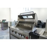 Ensemble de meubles de cuisine extérieure en gros en acier inoxydable 304 avec barbecue, évier et armoires de rangement (conception gratuite)