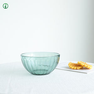 Ciotola di vetro personalizzato borosilicato lavabile in lavastoviglie e resistente al calore graziosa ciotola di frutta per matrimoni - Product Image 2