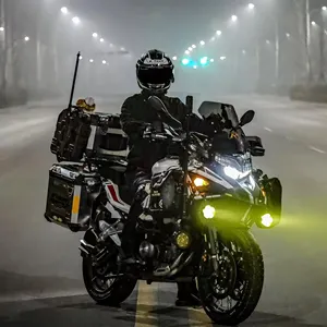 500cc交叉轮胎数字仪表发光二极管前灯交叉冒险自行车摩托车