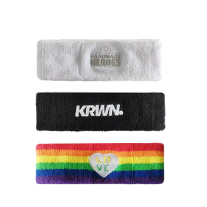 Diademas Deportivas de Yoga al por Mayor para Hombre y Mujer, de Tela de Rizo de Algodón, con Bordado y Logotipo Personalizado - Product Image 5