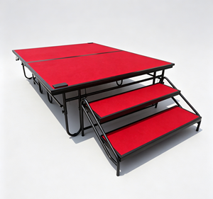 เวทีเหล็กพับได้ RK Mobile พร้อมพรมปูพื้น สำหรับโรงแรม โรงเรียน งานนิทรรศการ - Product Image 1