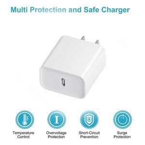 20W Type C <b>Power</b> Adapter For iPhone Charger <b>Cable</b> EU US UK Plug 20W <b>USB</b> C chargeur iphone cargador iphone For 17 16 15 14 - Product Image 3