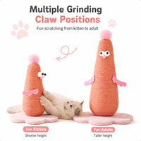En gros, Griffoir vertical pour chat en sisal durable, design poulet mignon, pour intérieur, mobilier pour animaux de compagnie