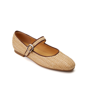 WETKISS Chengdu Women Shoes Factory OEM <strong>Boho</strong> Style Espadrilles Straw <strong>Flat</strong> Shoes Round Toe Ballet <strong>Flats</strong> Women Mary Jane <strong>Flats</strong> - Product Image 3