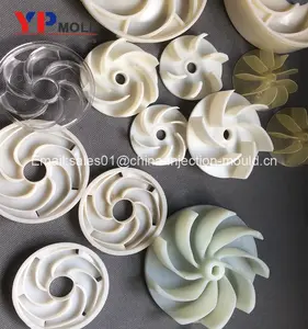 high quality plastic water pump impeller injection mold manufacturer customized mould maker