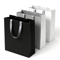 Sacs en papier de luxe personnalisés pour vêtements, emballage cadeau, sacs de shopping populaires avec votre propre logo