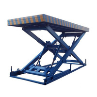 Plateforme de travail à ciseaux électrique fixe hydraulique robuste Daailift pour entrepôt, 2000x1200mm, 30-40s, avec certification CE