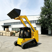 Chargeuse compacte spéciale pour terrains boueux et montagneux, mini-machine d'ingénierie tout-terrain pour la remise en état des terres agricoles