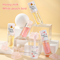 Mini baume à lèvres hydratant et nourrissant à la vitamine C, pailleté et waterproof, pour huile à lèvres repulpante et brillante, changeant de couleur, certifiée biologique, OEM