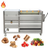Joyshine 2024 Machine industrielle à laver et à éplucher les pommes de terre au gingembre Machine à éplucher les pommes de terre et les carottes à vendre