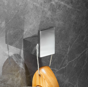 Crochet mural simple en métal pour salle de bain, entrée, écologique, durable, design moderne - Product Image 1