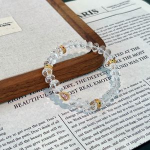 Dylam Dainty Charm Elastic Rope Natural White Crystal S925 Silver Beads <b>Bangles</b> & <b>Bracelets</b> In Stock Customizable Jewelry - Product Image 6
