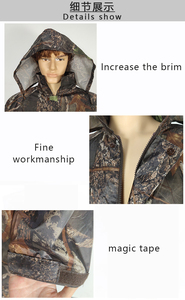 Vente en gros d'usine offre spéciale veste et <span class=keywords><strong>pantalon</strong></span> de <span class=keywords><strong>pluie</strong></span> camouflage pour l'extérieur vêtements imperméables de <span class=keywords><strong>chasse</strong></span> - Product Image 6