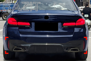 Difusor trasero G30 <span class=keywords><strong>M5</strong></span> para kits de carrocería M-Tech, difusor trasero negro brillante para <span class=keywords><strong>BMW</strong></span> G30 <span class=keywords><strong>M5</strong></span> 2018-2022, 1/2/ - Product Image 5