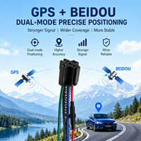 Rastreador GPS Multifunción con Cable para Vehículos, Detección de Encendido ACC, Apagado Remoto, Geo Cercas y Alarmas de Impacto para Coche y Moto