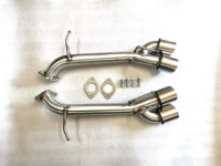 Pour Toyota Camry 18-24 |   Échappement arrière à quatre sorties T-304 sans silencieux
