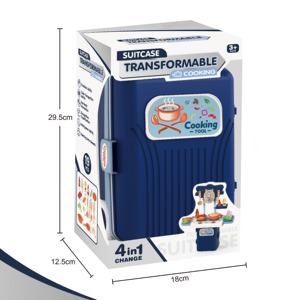 <span class=keywords><strong>Petit</strong></span> <span class=keywords><strong>Chef</strong></span> 4 en 1 Valise Rô<span class=keywords><strong>le</strong></span> Jouer Merveille Outil De Cuisson Grande Cuisine Set Jouet pour Enfants - Product Image 6