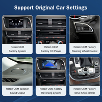 Road Top 12,3 pulgadas coche reproductor Multimedia navegación GPS Android Auto inalámbrico CarPlay Linux pantalla táctil para Audi Q5 2009-2017