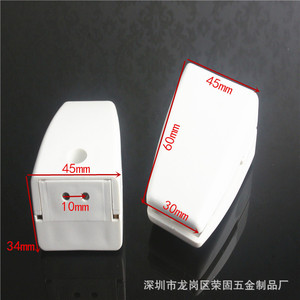 Clip de pantalla Jin Aoding, clip de resorte de plástico ABS para fijación de pantallas de escritorio de oficina y tabiques. - Product Image 5