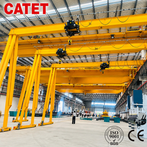 Grue portique monopont sur <span class=keywords><strong>rail</strong></span> de 10 tonnes, machine de levage industrielle pour le levage de matériaux en usine - Product Image 6