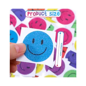 Autocollants de calme Happy Face, autocollants sensoriels de l'anxiété pour enfants, tableau de récompense, comportement des élèves, enseignant, apprentissage précoce, bureau scolaire