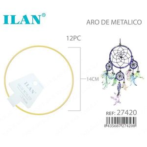 Anello Metallico ILAN 14Cm per Creazione Acchiappasogni - Product Image 1