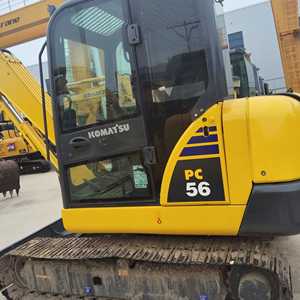 Excavatrice sur chenilles Komatsu PC56 d'occasion, importée d'origine, sans fuite, en stock, en bon état, vendue à bas prix - Product Image 5