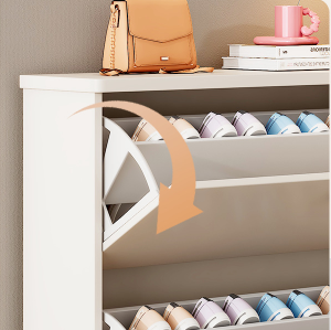 Mueble Zapatero Convertible <span class=keywords><strong>de</strong></span> Madera <span class=keywords><strong>de</strong></span> Diseño Moderno y Lujoso para <span class=keywords><strong>Zapateros</strong></span>, Sala <span class=keywords><strong>de</strong></span> Estar, Taller, Sótano, Gimnasio - Product Image 4