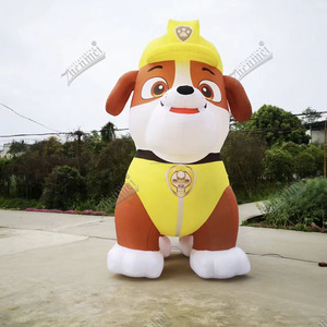 Zhenmei Personnages de dessins animés gonflables géants personnalisés pour la publicité, équipe de chiens Chase et <span class=keywords><strong>Skye</strong></span>, pour la décoration d'événements - Product Image 5