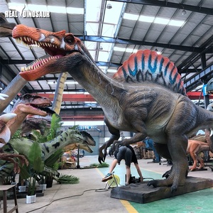 Nouveau modèle animatronique Spinosaurus grandeur nature en résine et métal pour la vente d'amusement intérieur de parc d'aventure pour enfants - Product Image 5