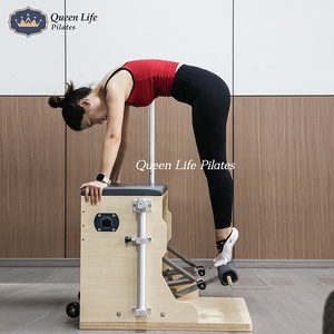 Queenlife Luxury Combo Chair Maple Wood Durable Portable <strong>Reformer</strong> F2 <strong>System</strong> Yoga Studio Pilates Equipment for Body Application - Product Image 3