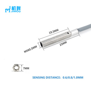 Sensore di Prossimità Induttivo JIMOU M4 IP67 <span class=keywords><strong>10</strong></span>-30VDC con Uscita <span class=keywords><strong>NPN</strong></span> e <span class=keywords><strong>PNP</strong></span> - Product Image 3