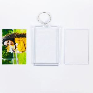 إطار صور أكريليك شفاف سهل الاستخدام ، سلسلة مفاتيح ، سلسلة مفاتيح بلاستيكية للهدايا الترويجية. - Product Image 4
