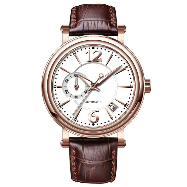 Luxury Stainless Steel High-quality Automatic Mechanical Watches Men with Sapphire Glass U2744