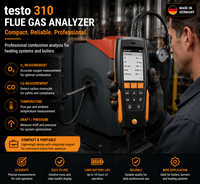 Analyseur de gaz de combustion Testo 310, analyseur de gaz de combustion, outil de mesure O2 CO pour le test des systèmes de chauffage de chaudières