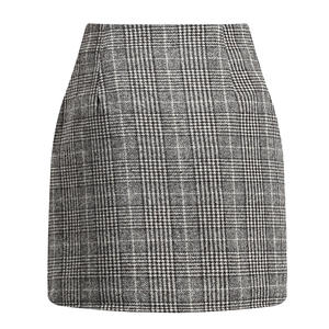 Winter Casual Mini <strong>Skirt</strong> Hot Cross-Border High Waist Pencil Wool Women's Tight <strong>Skirt</strong> Bodycon Pencil Wool Mini <strong>Skirts</strong> - Product Image 5