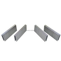 Clous à code de qualité industrielle LeiTing N40, en fer zingué, tête plate, tige lisse, taille personnalisée, agrafes, emballage en carton