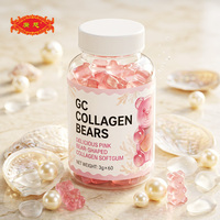 Gummies de Collagène Ours Rose Personnalisées – Complément Quotidien de Bien-être – Service de Marque Privée – Bonbons Gélifiés Fonctionnels
