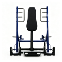 Machine de musculation commerciale à charge de plaques pour développements assis à la presse plate – Équipement de musculation pectorale