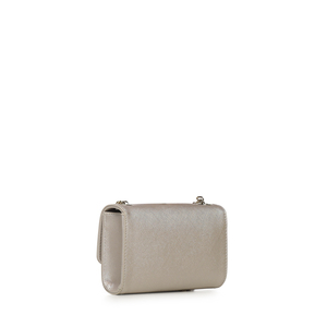 Vbs1ij03 borsa a tracolla in pelle Vintage platino con manico singolo a righe Zip alla moda portatile per l'uso-inverno autunno estate - Product Image 3