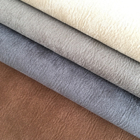 Tissu en suède tissé teint en fil, confortable et respirant, 100 % polyester, pour canapés, meubles et sellerie automobile
