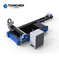 Machine de découpe laser de feuilles et de tubes de 1,5 kW à 6 kW, système de contrôle Cypcut, PEK AI BMP PLT, découpeuse laser à fibre graphique pour tubes et plaques