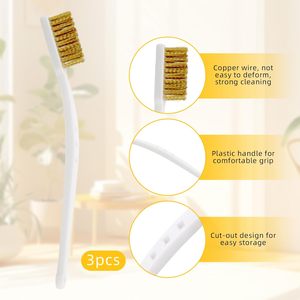 Petite brosse en <span class=keywords><strong>laiton</strong></span> 3 pièces brosses métalliques en <span class=keywords><strong>laiton</strong></span> pour le <span class=keywords><strong>nettoyage</strong></span>, outil de brosse à dents en fil de <span class=keywords><strong>laiton</strong></span> de <span class=keywords><strong>nettoyage</strong></span> de buse d'imprimante 3D - Product Image 4
