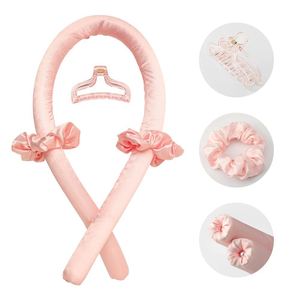 Diadema rizadora sin calor personalizada al por mayor, juego de rizadores de pelo de seda mágica, rodillo suave para rizar el cabello para dormir para mujer - Product Image 3