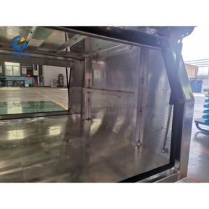 Custodia in metallo saldato a <span class=keywords><strong>tre</strong></span> porte antiruggine con supporto OEM compattato e resistente in lega di alluminio vano UTE cassetta degli attrezzi per camion - Product Image 6
