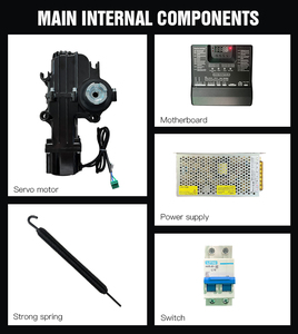 Sistema de estacionamiento de vehículos HCW, velocidad rápida, 1-6m Boom, aparcamiento automático para coche, garaje, servomotor, Barrera, puerta, seguridad, barreras de tráfico - Product Image 6
